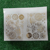 ARABIC SYMBOL A4 EMBOSS STICKER SHEET